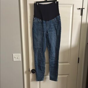 Gap Maternity Full Panel Blue Jeans